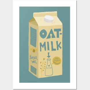 Oat Milk Box Carton Posters and Art